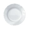 Kit 15 Pratos Fundo Opaline Pétala Branco Duralex - 2