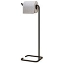 Ver imagem 1 de Papeleira Porta Papel de Chão Lovell Banheiro Lavabo Preto Dhom