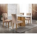 Ver imagem 1 de Conjunto Mesa de Jantar com 4 Cadeiras Olímpia MDF Rufato