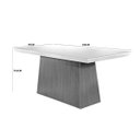 Ver imagem 2 de Sala de Jantar Aida com 6 Cadeiras 180 MDF Canto Reto Rufato