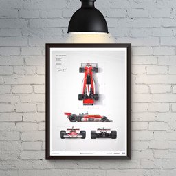 Quadro Decorativo Premium Quarto Moderno Carro F1 Mclaren - 5