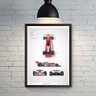 Quadro Decorativo Premium Quarto Moderno Carro F1 Mclaren - 5