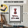 Quadro Decorativo Premium Quarto Moderno Carro F1 Mclaren - 6