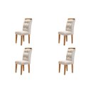 Ver imagem 1 de Kit 4 Cadeiras para Sala de Jantar Carol Rufato