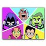 Placa Mdf 20 Cm X 30 Cm - Jovens Titans Teen Titans (Bd01) - 1