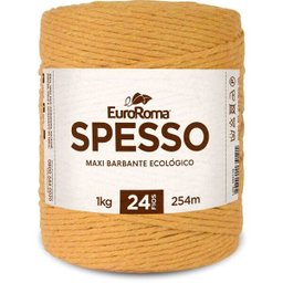 Barbante Colorido Spesso 4/24 1KG Mostarda - 1