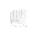 Ver imagem 3 de Cabeceira De Cama Box Ana Solteiro 90cm X 118cm Suede Nude Ms Decor
