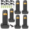 Kit Telefone Ts 2510 Intelbras e 5 Extensão Data Hora Alarme - 1