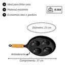 Ver imagem 2 de Kit Tapioqueira Frigideira 4 Ovos Sanduicheira Fogão Dupla