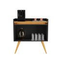 Ver imagem 3 de Aparador Buffet 2 Portas Preto Mel Gold Primus