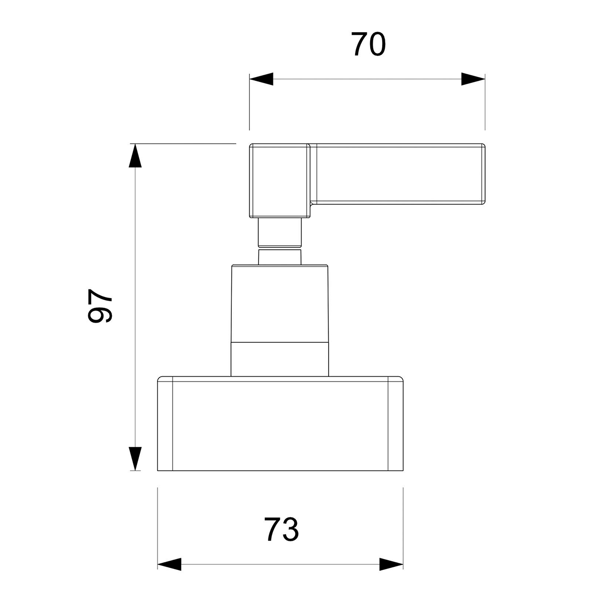 Acabamento de Registro Celite Elite P/base 1.1/4", 1.1/2" - 2
