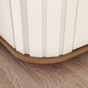 Ver imagem 7 de Guarda-roupa Casal Premium 6 Portas 6 Gavetas Ripado com Espelho Off White/nature - Henn