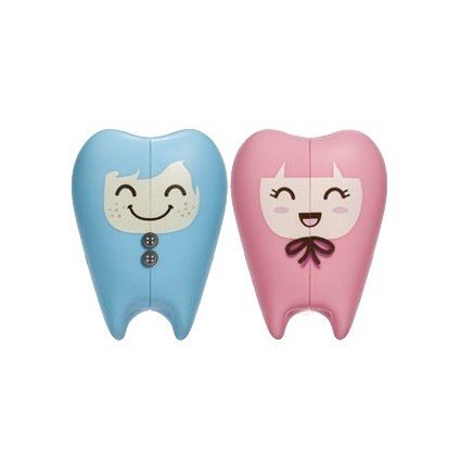 Suporte Porta Escova De Dentes Formato Dentinhos Infantil Curaprox - 1