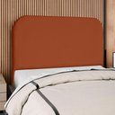 Ver imagem 2 de Cabeceira Queen 160 Cm com Frame Alana Suede Terracota Artte