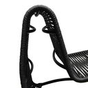 Ver imagem 6 de Poltrona Lotus com Puff para Jardim Varanda Gourmet Moderrna em Aço e Corda Náutica Resistente