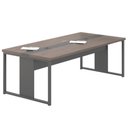 Ver imagem 1 de Mesa de Reunião Escritório 4 Lugares Sintra Freijó Preto
