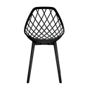 Ver imagem 3 de Cadeira Kaila Pp Preto Garden
