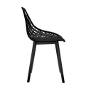 Ver imagem 4 de Cadeira Kaila Pp Preto Garden