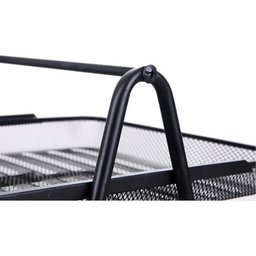 Organizador Documento Duplo Bandeja Escritorio Suporte Mesa Home Office Trabalho Arquivo Papel - 3