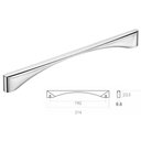 Ver imagem 3 de Kit 10 Puxadores Alça para Móveis Luce 192 Elegante Cromado Bigfer Gavetas Portas