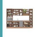 Ver mais imagens de Cozinha Milla Vivace 13 Portas 3 Gavetas MDF-MDP 310cm Móveis Carraro