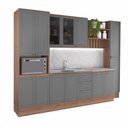 Ver imagem 4 de Cozinha Milla Vivace 13 Portas 3 Gavetas MDF-MDP 310cm Móveis Carraro