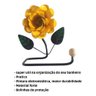 Porta Papel Higiênico de Parede em Ferro com Rosa:amarelo - 3