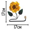 Porta Papel Higiênico de Parede em Ferro com Rosa:amarelo - 2