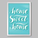Ver imagem 1 de Quadro Frase Home Sweet