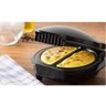Omeleteira Elétrica Dupla Antiaderente Omelete Ovo Cozinha Prática Compacta 850W Potente Gourmet Mul - 6