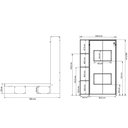 Ver imagem 3 de Cama Solteiro Articulada Dobrável Cm8013 Amêndoa - Tecno Mobili