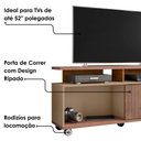 Ver imagem 5 de Rack Bancada TV 52 pol 136 cm Topazio Fendi Freijo Bechara