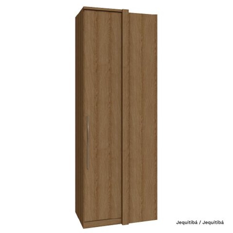 Guarda Roupa Modulado 01 Porta Deslizante 245cm Canto Reto Setiba