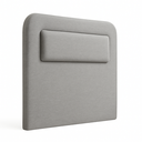 Ver imagem 5 de Cabeceira Queen Cama Moderna Estofada e Suede Cinza 170cm