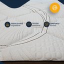 Ver imagem 6 de Colchão Gazin de Molas Ensacadas Pillow Top Air Pro Casal 138 cm
