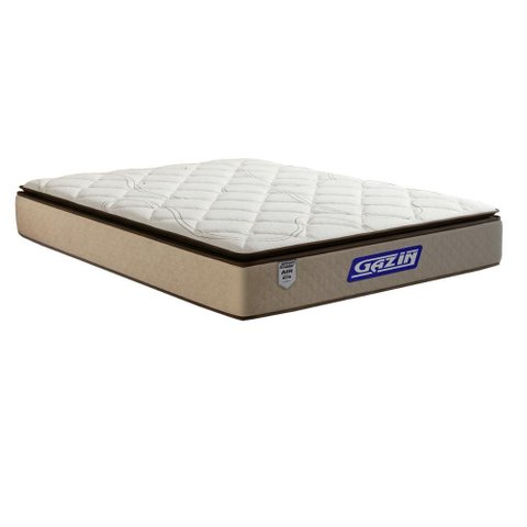 Colchão Gazin de Molas Ensacadas Pillow Top Air Pro Casal 138 cm