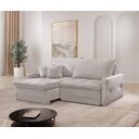 Ver imagem 1 de Sofá Retrátil e Reclinável Cristal Caixa Zero 2,00m Pillow de 15cm - Movenzo Estofados