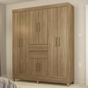 Ver imagem 1 de Guarda Roupa Casal Munique 8 Portas + 2 Gavetas - Demóbile:amendola Touch