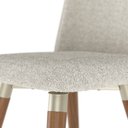 Ver imagem 2 de Kit 2 Cadeiras Dakota M2 Giratoria Natural/champanhe/linked 35