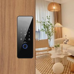 Fechadura Biometria e Senha Eletrônica de Sobrepor Advance 4000 Preta - 3