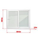 Ver imagem 3 de Janela PVC 2F.100 x 200 V.Liso c/Cremona Brimak