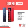 Cofre Arma Longa 130cm Chapa de Aço e Concretado - Rjl130 Cofres Rjl - 1