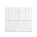 Ver imagem 1 de Cabeceira Estofada Casal Carla 140 Cm Suede Branco