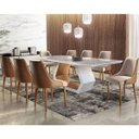 Ver imagem 3 de Mesa Ane 220cm Madeira e Vidro Mobillare