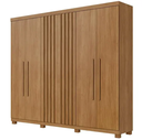Ver imagem 2 de Guarda Roupa Millano 6 Portas Cinamomo - Benetil