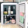 Mini Geladeira 4l 2 em 1 Refrigera e Aquece 12v Ideal para Casa, Carro, Skin Care e Cosméticos Branc - 3