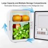 Mini Geladeira 4l 2 em 1 Refrigera e Aquece 12v Ideal para Casa, Carro, Skin Care e Cosméticos Branc - 4