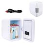 Mini Geladeira 4l 2 em 1 Refrigera e Aquece 12v Ideal para Casa, Carro, Skin Care e Cosméticos Branc - 1