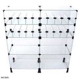 Balcão de Atendimento Modulado em Vidro - 1,00 x 1,10 x 0,30 - 2