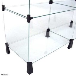 Balcão de Atendimento Modulado em Vidro - 1,00 x 1,10 x 0,30 - 4
